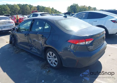 2025 Toyota Corolla Le z USA, uszkodzony, nr VIN 5YFB4MDE1SP271264